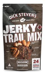 Bison & Toasted Hemp Jerky Trail Mix 3-Pack